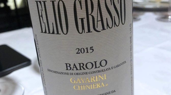 2015 Elio Grasso, Barolo Gavarini Chiniera, Piemonte, Italien