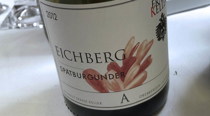 2012 Weingut Franz Keller Schwarzer Adler, Eichberg Spätburgunder GG, Baden, Tyskland