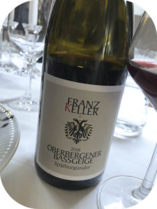 2018 Weingut Franz Keller Schwarzer Adler, Oberbergener Bassgeige Spätburgunder, Baden, Tyskland