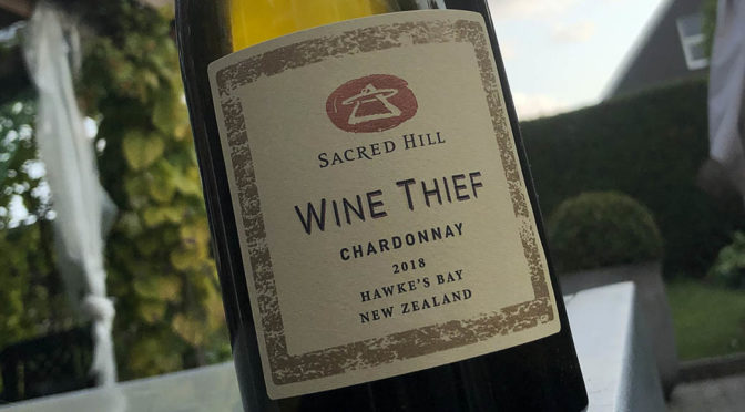 2018 Sacred Hill Vineyards, Wine Thief Chardonnay, Hawkes Bay, New Zealand