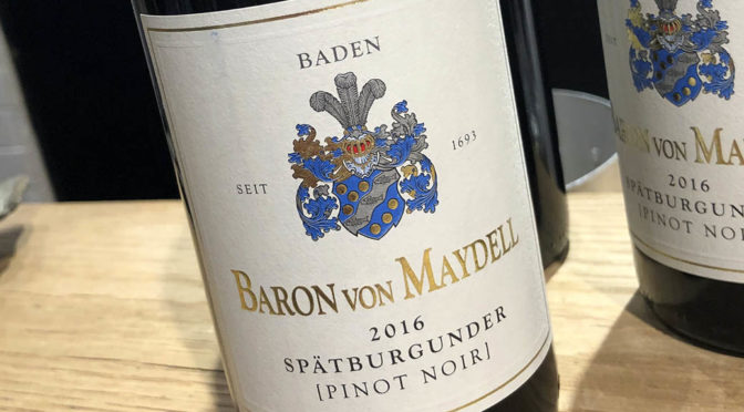 2016 Weingut Baron von Maydell, Spätburgunder, Baden, Tyskland