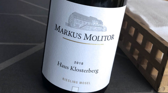 2018 Weingut Markus Molitor, Haus Klosterberg Riesling, Mosel, Tyskland