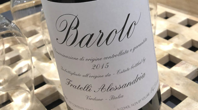 2015 Fratelli Alessandria, Barolo, Piemonte, Italien