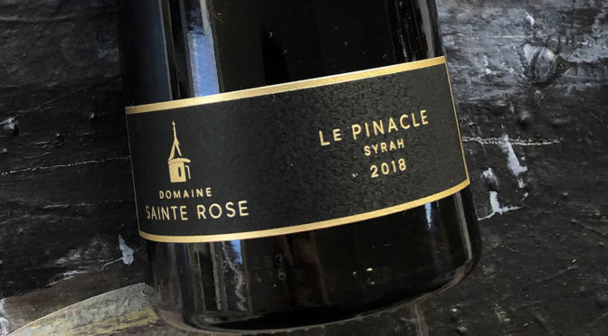 2018 Domaine Sainte Rose, Le Pinacle Syrah, Languedoc, Frankrig