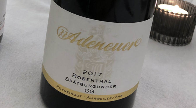 2017 Weingut Adeneuer, Ahrweiler Rosenthal Spätburgunder GG, Ahr, Tyskland