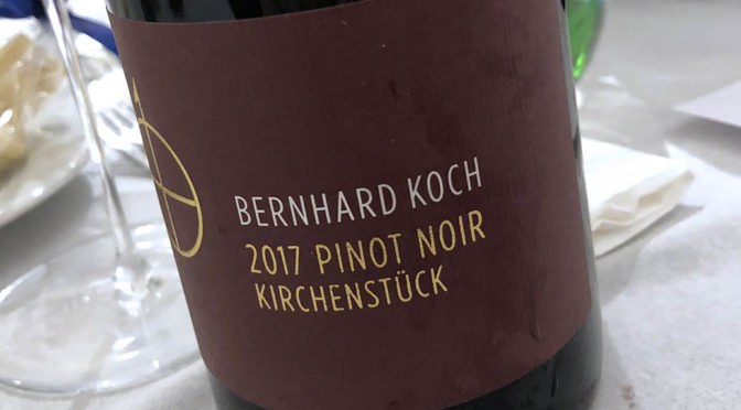 2017 Weingut Bernhard Koch, Hainfelder Kirchenstück Pinot Noir, Pfalz, Tyskland