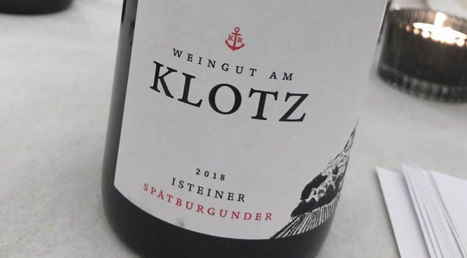 2018 Weingut am Klotz, Isteiner Spätburgunder, Baden, Tyskland