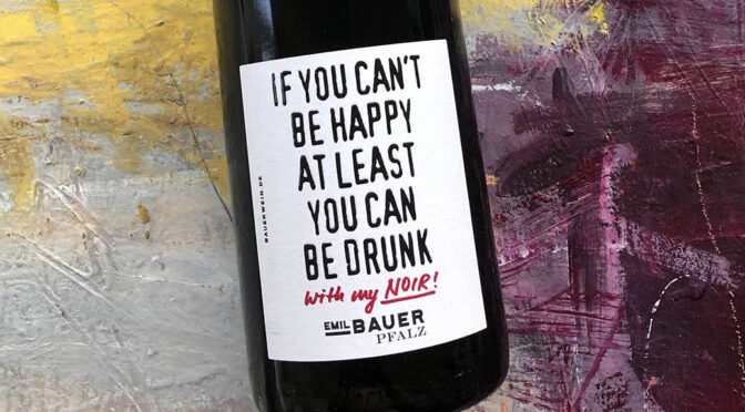 2018 Weingut Emil Bauer, Cuvée Noir Drunk Trocken, Pfalz, Tyskland