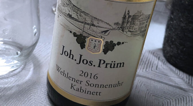 2016 Weingut Joh. Jos Prüm, Wehlener Sonnenuhr Riesling Kabinett, Mosel, Tyskland