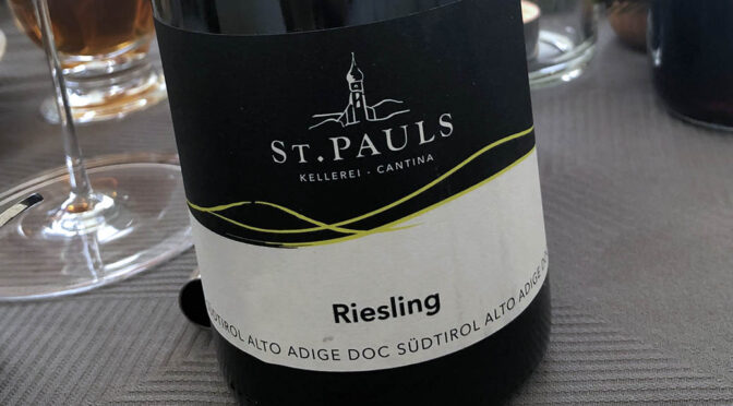 2017 St. Pauls Kellerei, Riesling, Alto Adige, Italien