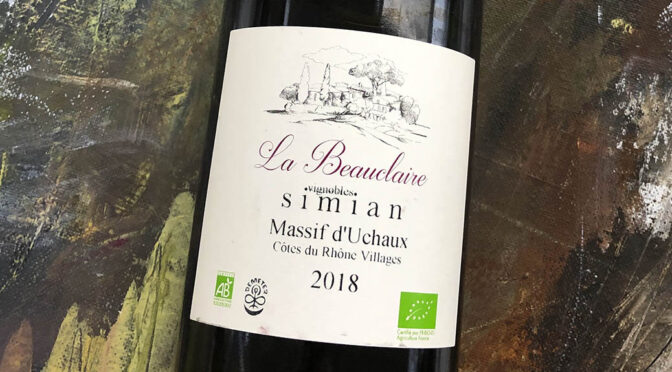 2018 Château Simian, La Beauclaire Côtes du Rhône Villages Massif d´Uchaux, Rhône, Frankrig