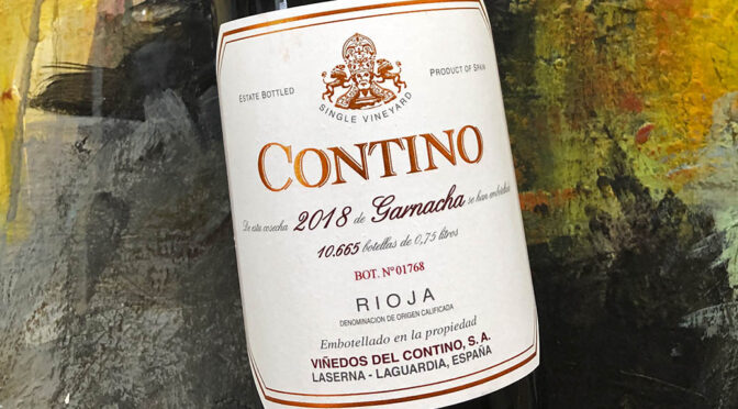 2018 Compañía Vinícola del Norte de España, Contino Garnacha, Rioja, Spanien