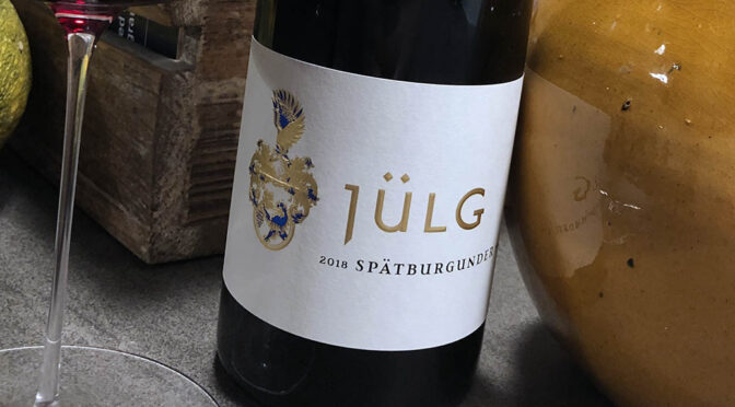 2018 Weingut Jülg, Spätburgunder, Pfalz, Tyskland