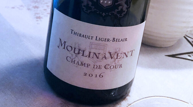 2016 Thibault Liger-Belair, Moulin A Vent Champ de Cour, Bourgogne, Frankrig