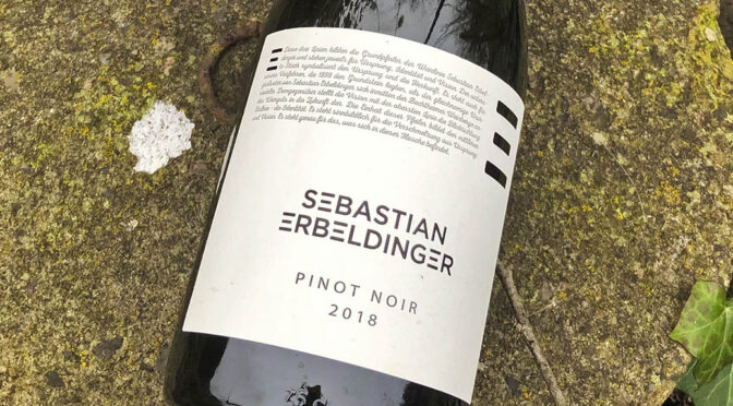 2018 Weingut Sebastian Erbeldinger, Pinot Noir, Rheinhessen, Tyskland