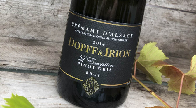 2014 Dopff & Irion, Crémant d’Alsace Pinot Gris L’Exception, Alsace, Frankrig