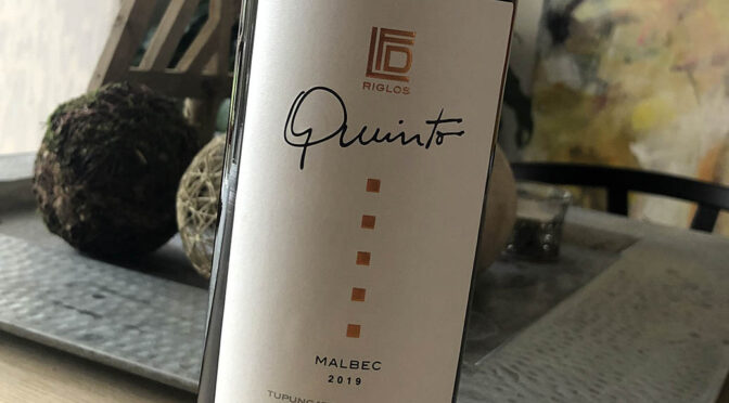 2019 Riglos Wines, Quinto Malbec, Mendoza, Argentina