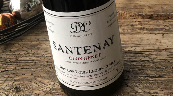 2012 Domaine Louis Lequin et Fils, Santenay Clos Genêt, Bourgogne, Frankrig