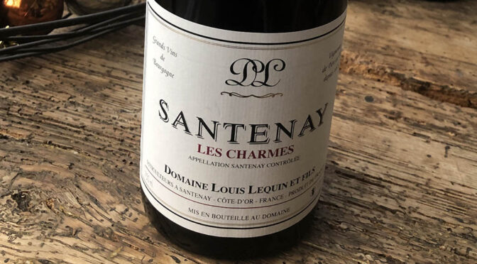 2012 Domaine Louis Lequin et Fils, Santenay Les Charmes, Bourgogne, Frankrig