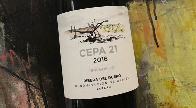 2016 Bodegas Cepa 21, Cepa 21, Ribera del Duero, Spanien