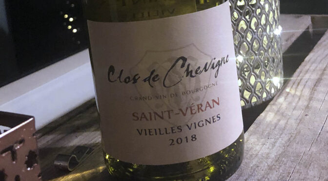 2018 Clos de Chevigne, Saint-Véran Vieilles Vignes, Bourgogne, Frankrig