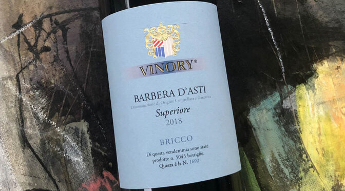 2018 Vinory, Barbera d’Asti Superiore Bricco, Piemonte, Italien