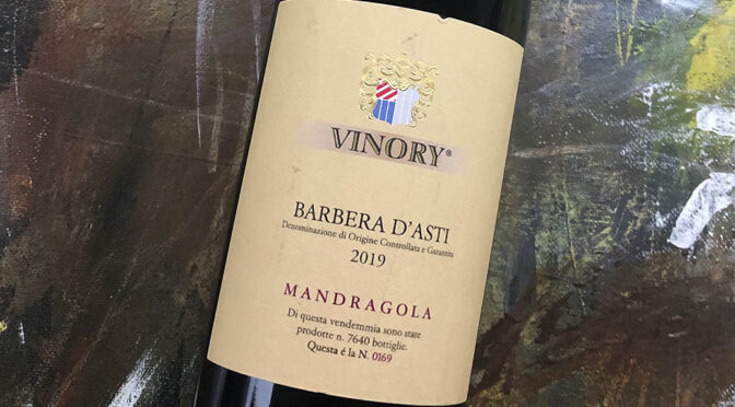 2019 Vinory, Barbera d’Asti Mandragola, Piemonte, Italien