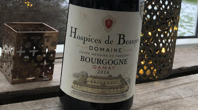 2016 Hospices de Beaujeu, Bourgogne Gamay Cuvée Messire de Tremont, Bourgogne, Frankrig