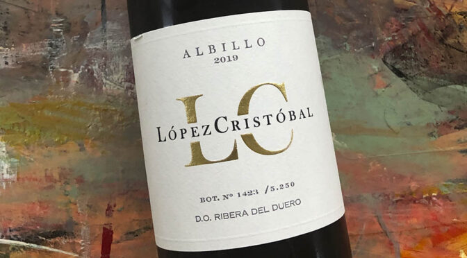 2019 Bodegas López Cristobal, Albillo, Ribera del Duero, Spanien