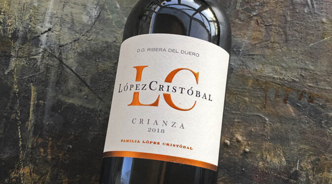 2018 Bodegas López Cristobal, Crianza, Ribera del Duero, Spanien