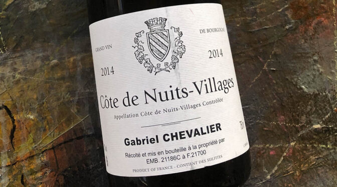 2014 Gabriel Chevalier, Côte de Nuits-Villages, Bourgogne, Frankrig