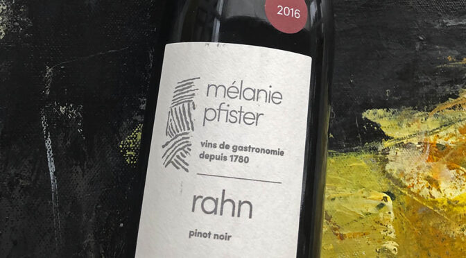 2016 Mélanie Pfister, Pinot Noir Rahn, Alsace, Frankrig