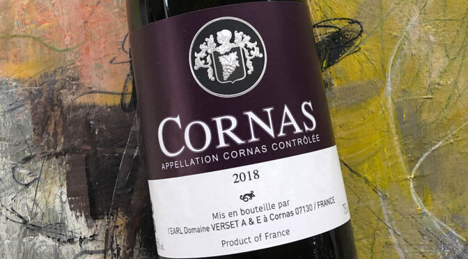 2018 Alain Verset, Cornas, Rhône, Frankrig