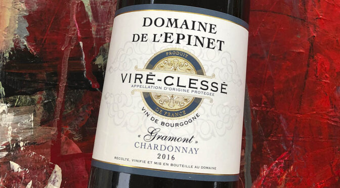 2016 Domaine de l’Epinet, Viré-Clessé Gramont Chardonnay, Bourgogne, Frankrig