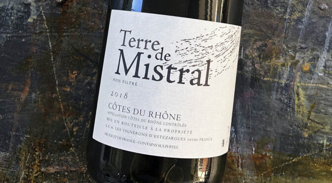 2018 Les Vignerons d’Estézargues, Terre de Mistral Côtes du Rhône, Rhône, Frankrig