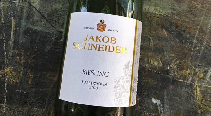 2020 Weingut Jakob Schneider, Riesling Halbtrocken 1 liter, Nahe, Tyskland