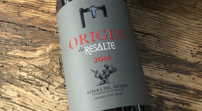 2016 Bodegas Resalte de Peñafiel, Origen de Resalte, Ribera del Duero, Spanien