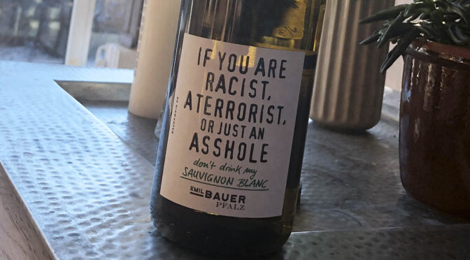 2020 Weingut Emil Bauer & Söhne, Asshole Sauvignon Blanc, Pfalz, Tyskland