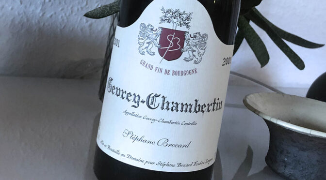 2001 Stéphane Brocard, Gevrey-Chambertin, Bourgogne, Frankrig