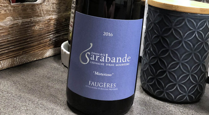 2016 Domaine la Sarabande, Misterioso, Languedoc, Frankrig