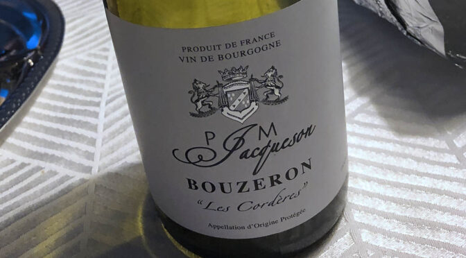 2019 Domaine Jacqueson, Bouzeron Les Cordères Blanc, Bourgogne, Frankrig