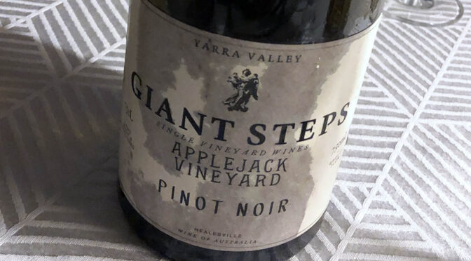 2019 Giant Steps Wine, Applejack Vineyard Pinot Noir, Victoria, Australien