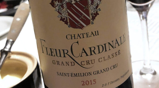 2015 Château Fleur Cardinale, Saint-Èmilion Grand Cru Classé, Bordeaux, Frankrig