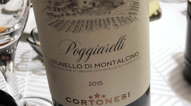 2015 Cortonesi, Brunello di Montalcino Poggiarelli, Toscana, Italien