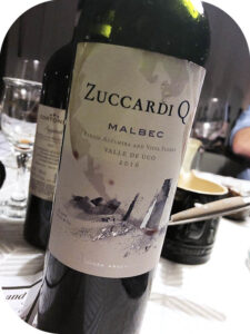 2016 Familia Zuccardi, Zuccardi Q Malbec, Mendoza, Argentina