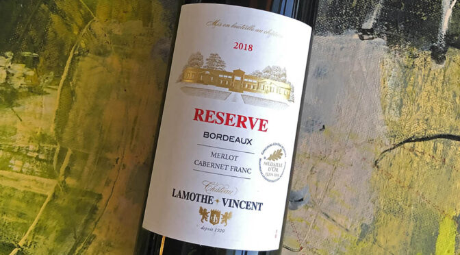 2018 Château Lamothe-Vincent, Bordeaux Reserve, Bordeaux, Frankrig