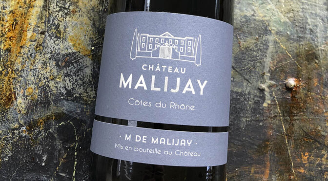 2019 Château Malijay, M de Malijay Côtes du Rhône, Rhône, Frankrig