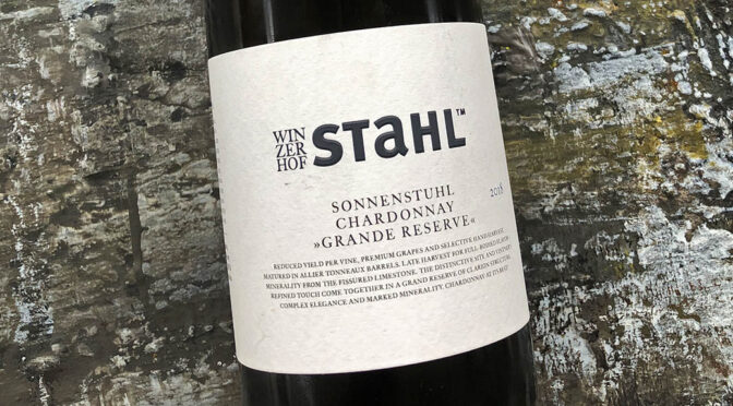 2018 Winzerhof Stahl, Sonnenstuhl Chardonnay Grande Reserve, Franken, Tyskland