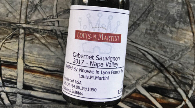 2017 Louis M. Martini, Napa Valley Cabernet Sauvignon, Californien, USA