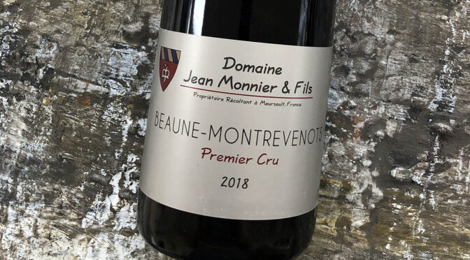 2018 Jean Monnier & Fils, Beaune 1er Cru Les Montrevenots, Bourgogne, Frankrig